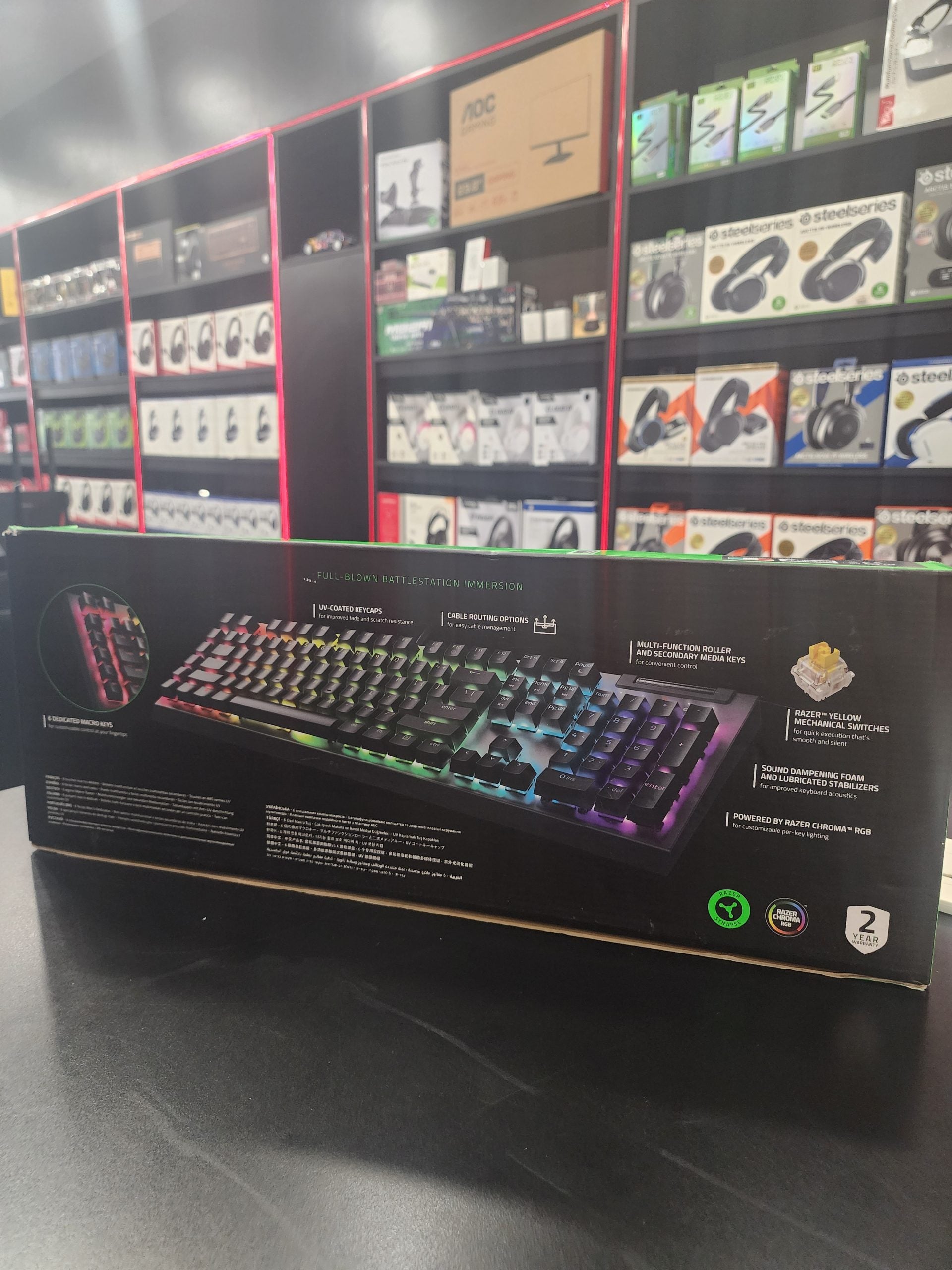 Razer BlackWidow V4 X Mechanical Gaming Keyboard