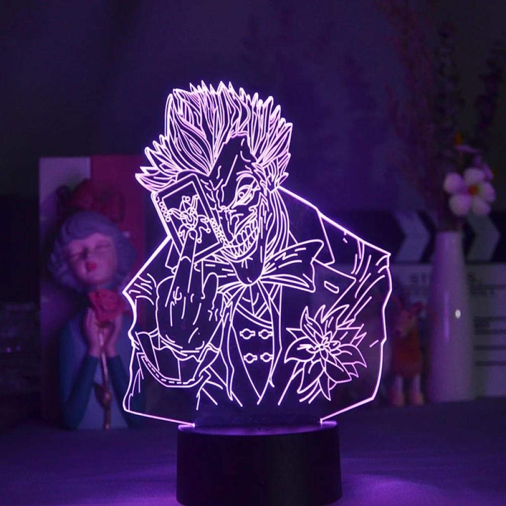 Joker Original 3D Anime Night Light Lamp LED