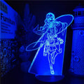 Levi Ackerman - Attack on Titan Original 3D Anime Night Light Lamp LED