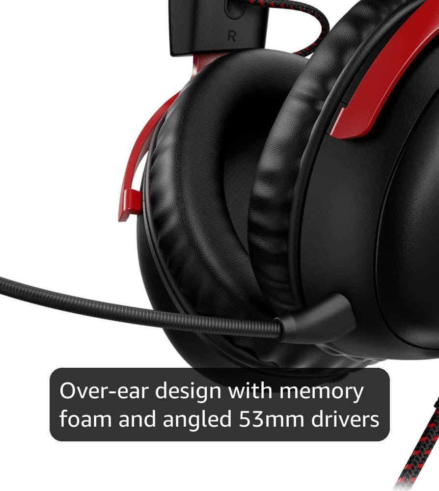 HyperX Cloud III Wired Gaming Headset – 53mm Drivers, DTS Spatial Audio | Brand New Sealed
