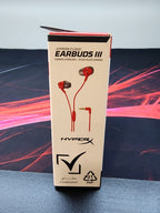 HyperX Cloud Earbuds III 3.5mm Gaming Earbuds – Red | Brand New Sealed
