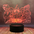 One Piece -  Original 3D Anime Night Light Lamp LED