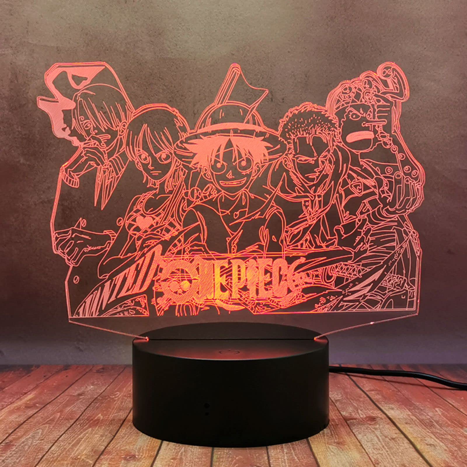 One Piece -  Original 3D Anime Night Light Lamp LED