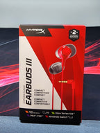 HyperX Cloud Earbuds III 3.5mm Gaming Earbuds – Red | Brand New Sealed
