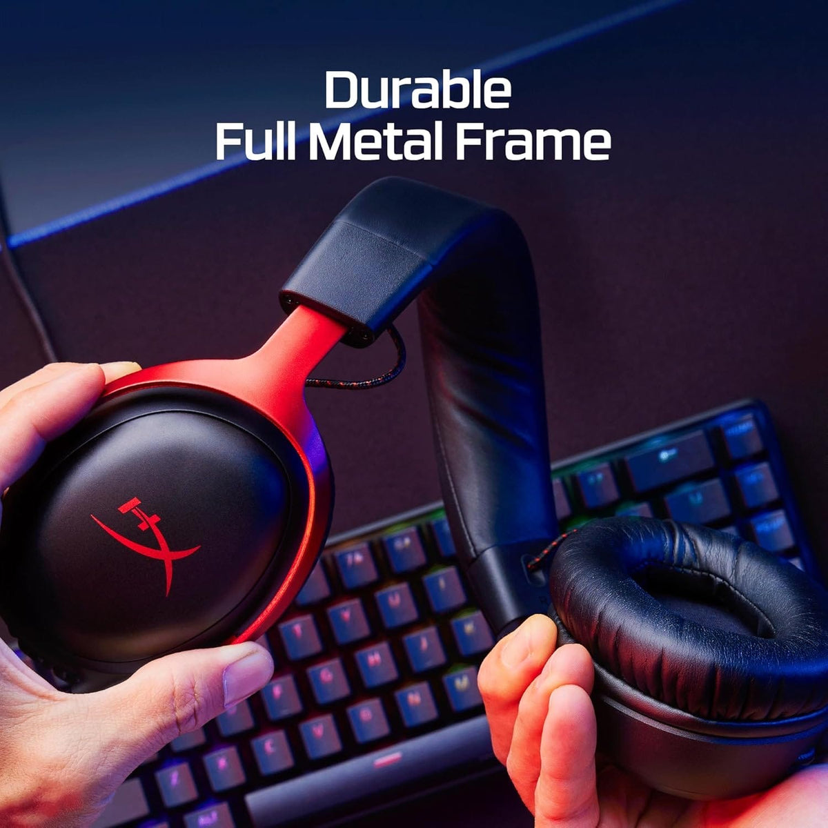 HyperX Cloud III Wired Gaming Headset – 53mm Drivers, DTS Spatial Audio | Brand New Sealed
