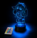 Zero Two (002) Profile - DARLING in the FRANXX Original 3D Anime Night Light Lamp LED