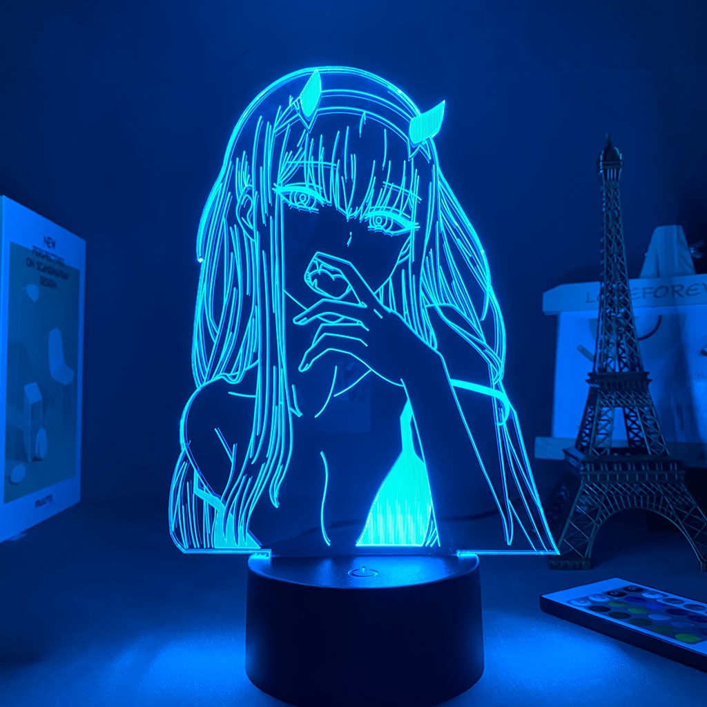 Zero Two (002) - DARLING in the FRANXX Original 3D Anime Night Light Lamp LED