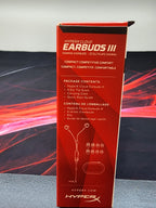 HyperX Cloud Earbuds III 3.5mm Gaming Earbuds – Red | Brand New Sealed
