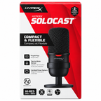 HyperX SoloCast Mic - USB Condenser Microphone – Gaming & Streaming | Brand New Sealed