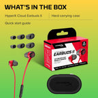 HyperX Cloud Earbuds II Gaming Earbuds - Red