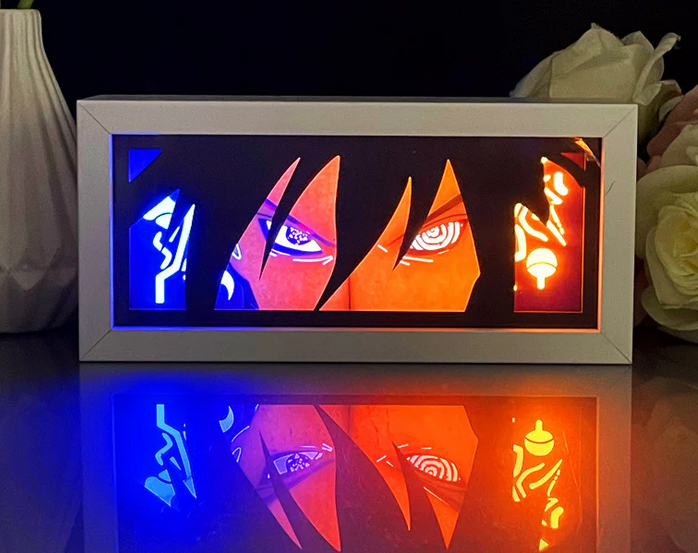 Sasuke Uchiha Rinnegan Original Anime Light box