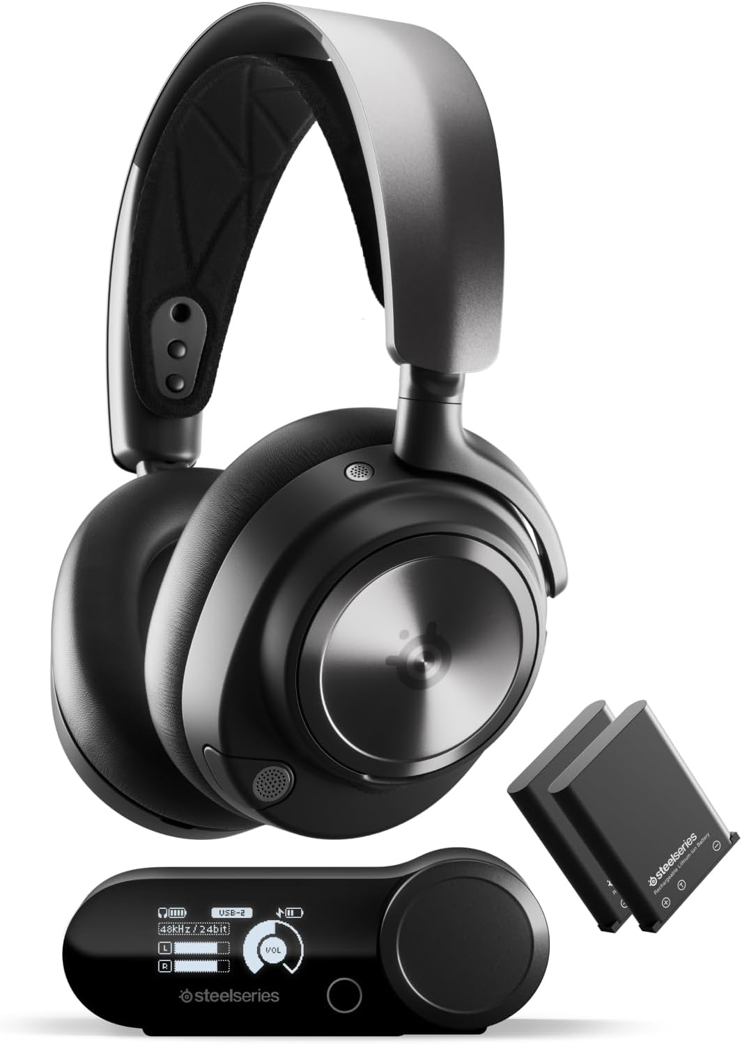 SteelSeries Arctis Nova Pro Wireless Gaming Headset for PC/PS - Black