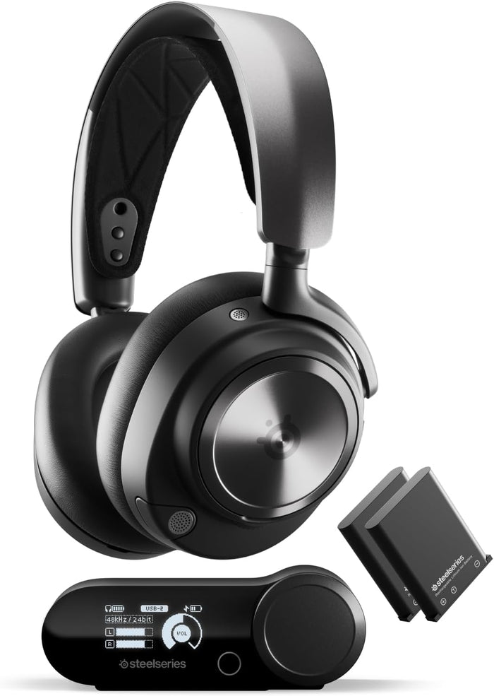 SteelSeries Arctis Nova Pro Wireless Gaming Headset for PC/PS - Black