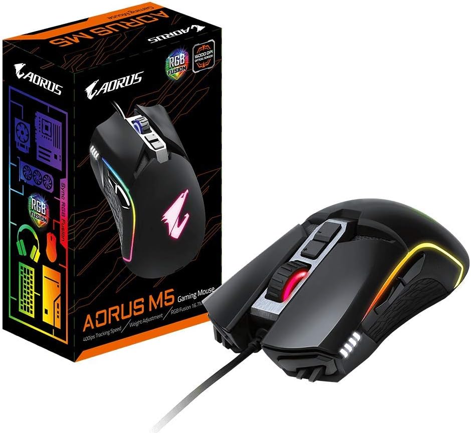 AORUS M5 16000 DPI Wired Gaming Mouse