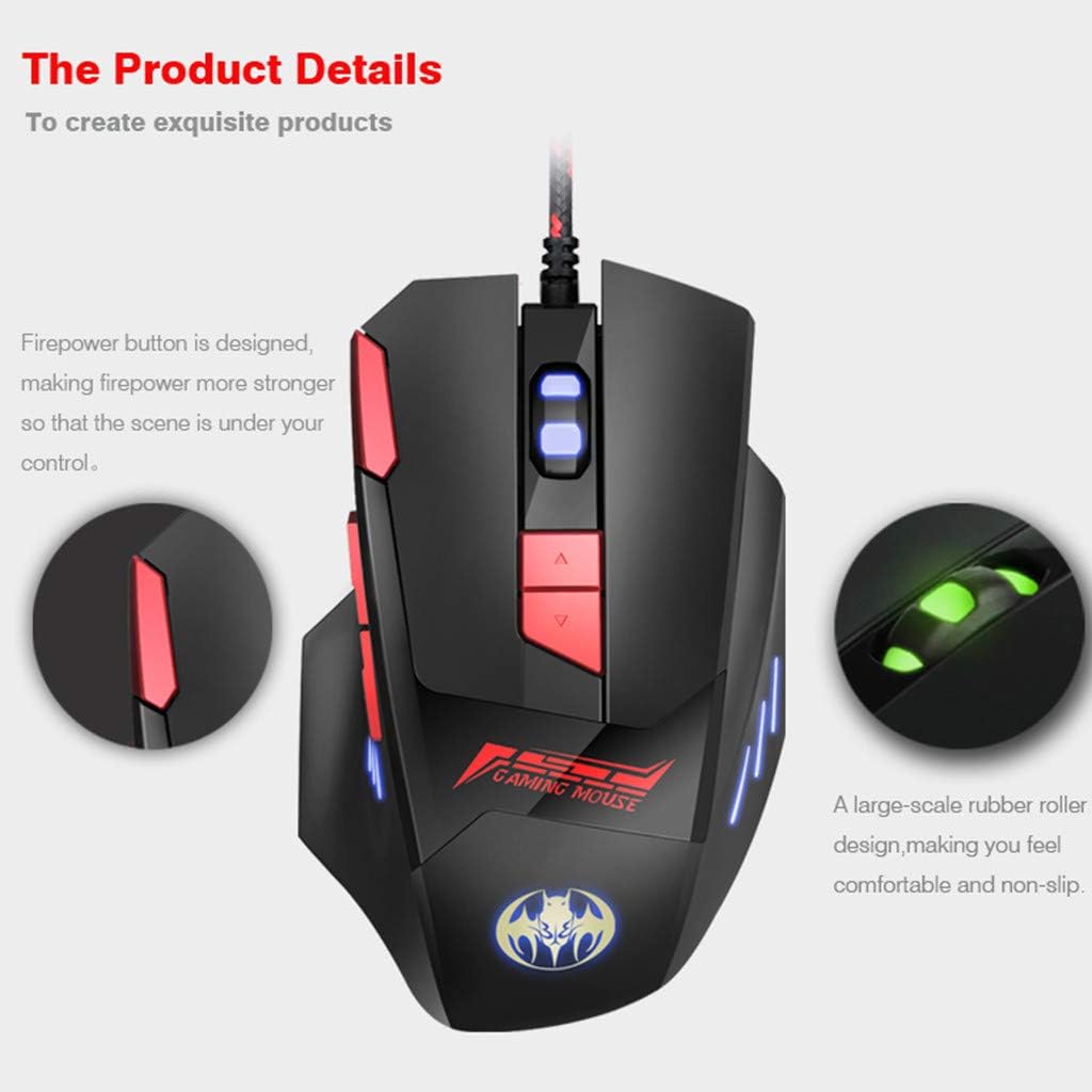 BLOODBAT GM18 Wired Gaming Mouse