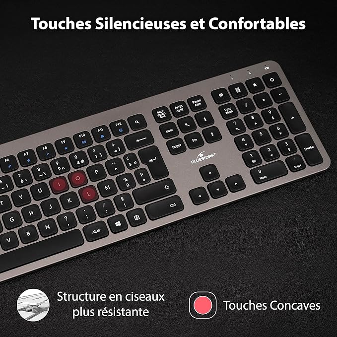 Bluestork Easy Slim Wireless Keyboard & Mouse Pack