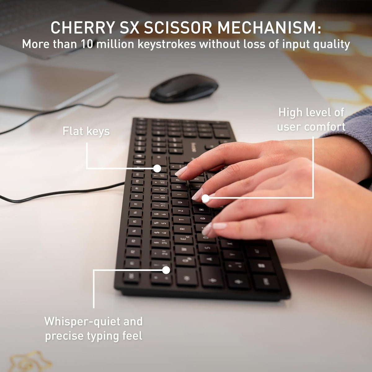 CHERRY KC 6000 SLIM Wired USB Keyboard