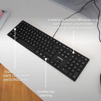 CHERRY KC 6000 SLIM Wired USB Keyboard