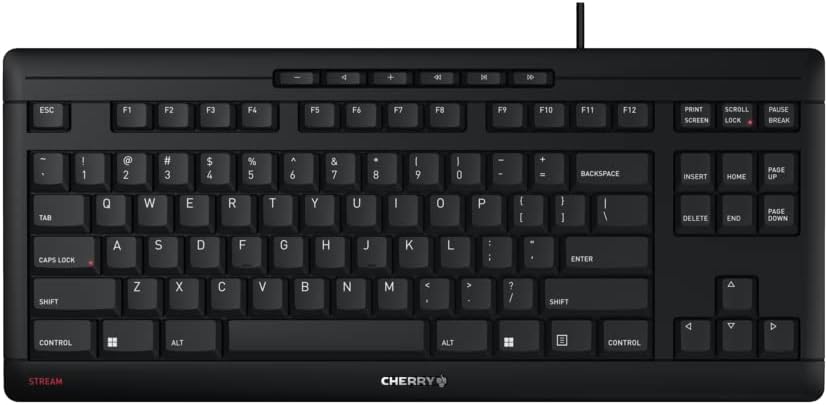 CHERRY Stream Keyboard TKL Wired USB Keyboard