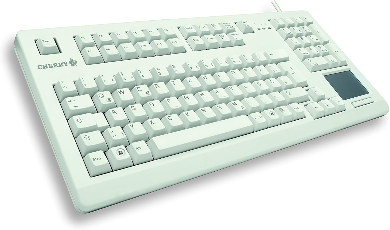 CHERRY TouchBoard Wired USB Keyboard (White)