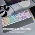 Corsair K70 MK.2 Rapidfire Mechanical Gaming Keyboard (Silver Switch)
