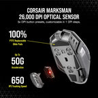 CORSAIR M65 RGB Elite White Gaming Mouse