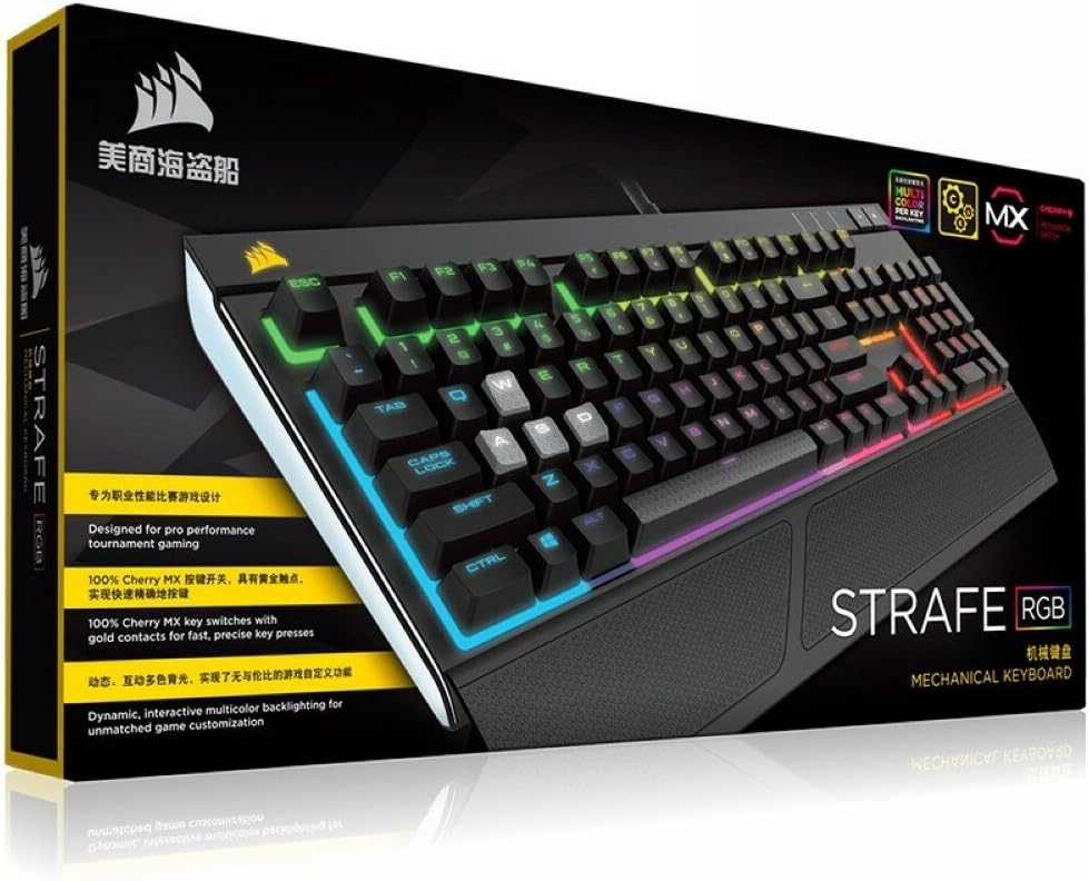 CORSAIR Strafe RGB Mechanical Gaming Keyboard (CHERRY MX Red)