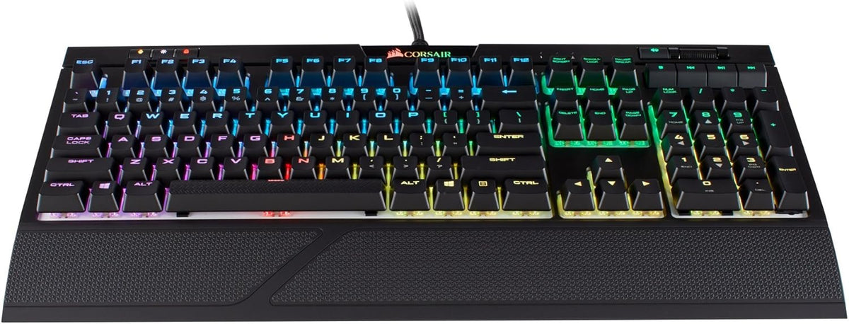 CORSAIR Strafe RGB MK.2 Silent Mechanical Gaming Keyboard (CHERRY MX Silent Red)