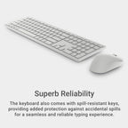 DELL KM5221W Pro Wireless Keyboard & Mouse Combo (White)