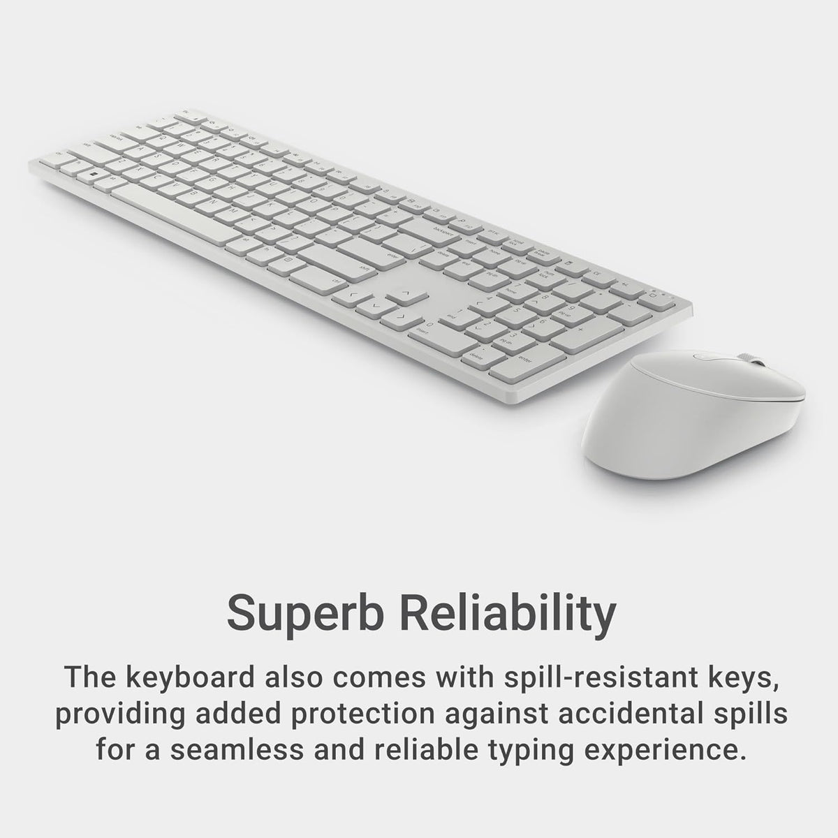 DELL KM5221W Pro Wireless Keyboard & Mouse Combo (White)