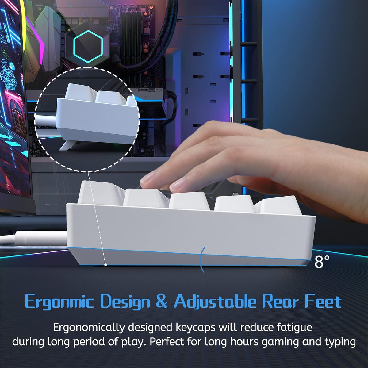 Dierya DK61 60% Mechanical Gaming Keyboard