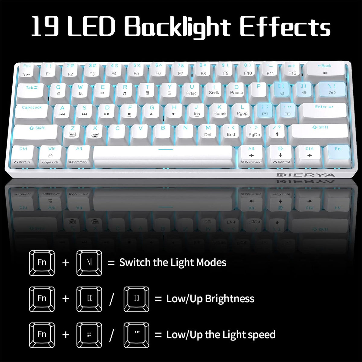 Dierya DK61 60% Mechanical Gaming Keyboard