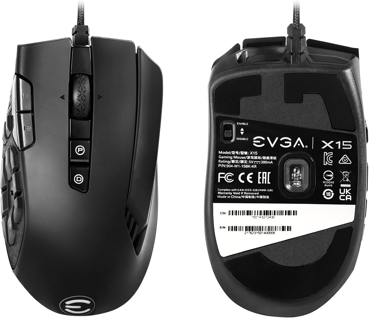 EVGA X15 Gaming Mouse