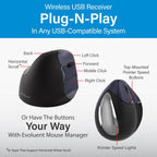 Evoluent Wireless Vertical Mouse (SA:94080)
