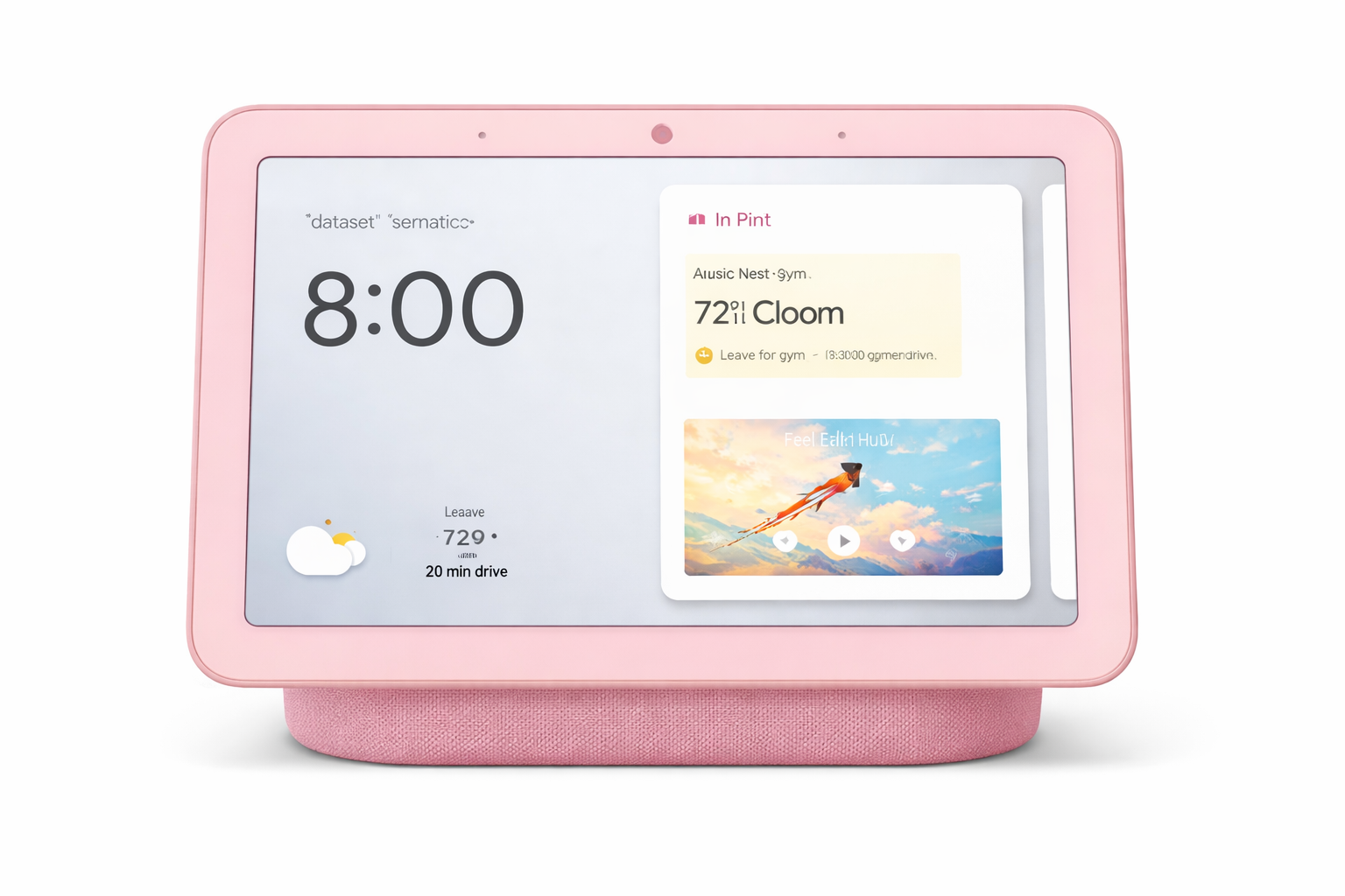 Google Nest Hub (1st Generation) - Pink