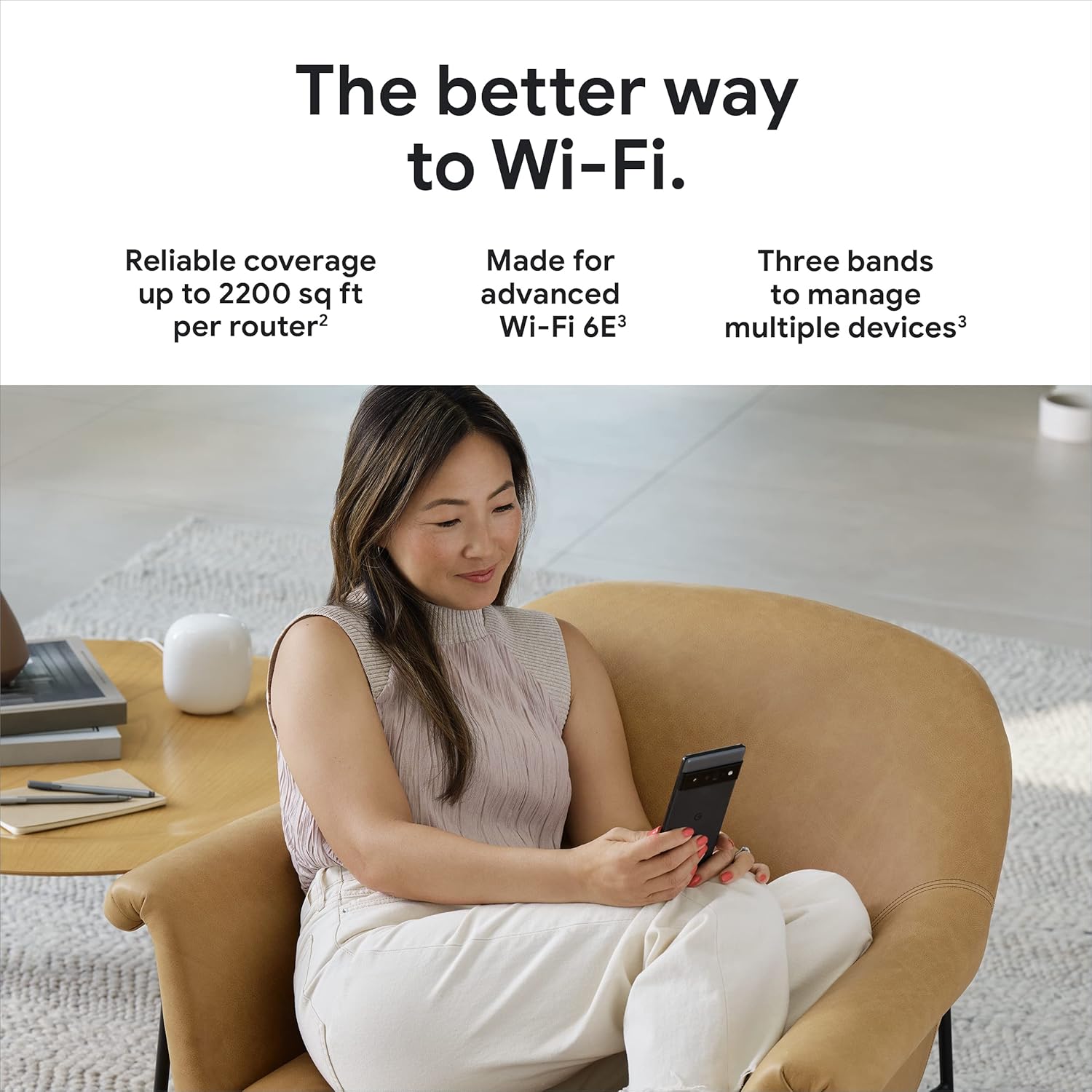 Google Nest Wifi Pro (Wi-Fi 6E) 3-Pack