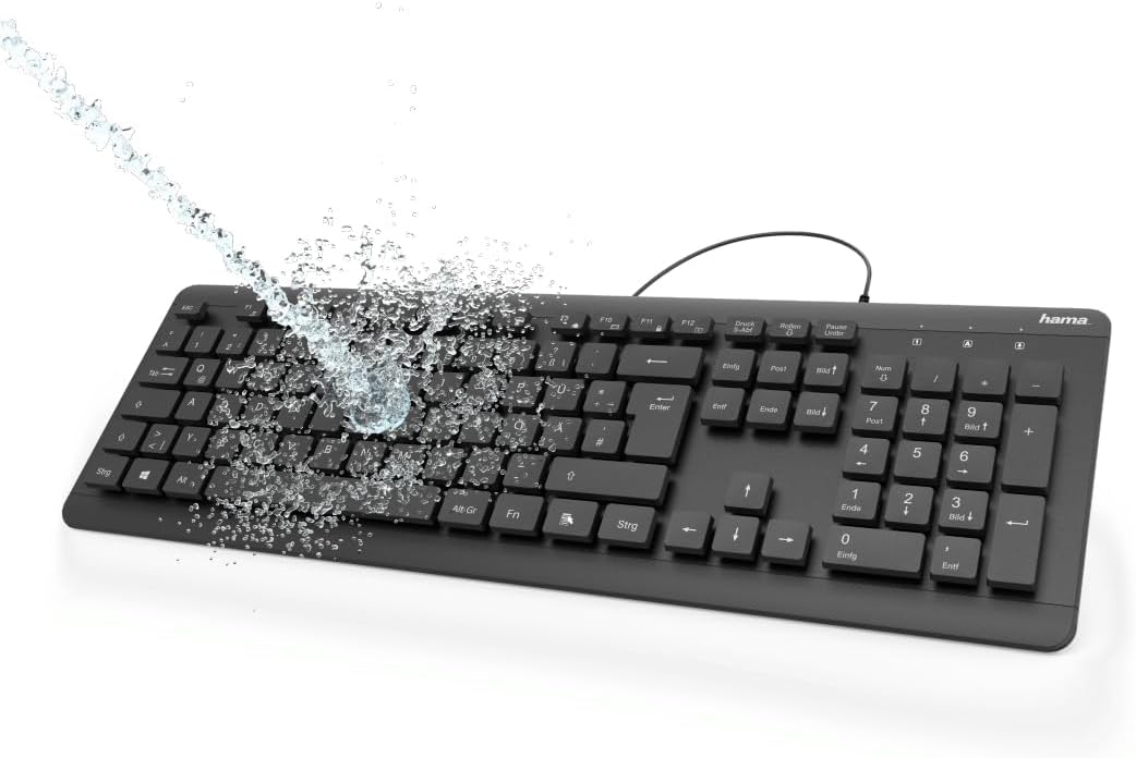Hama KC 600 Waterproof Washable Keyboard
