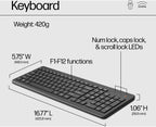 HP 330 Wireless Keyboard & Mouse Combo (European Layout)