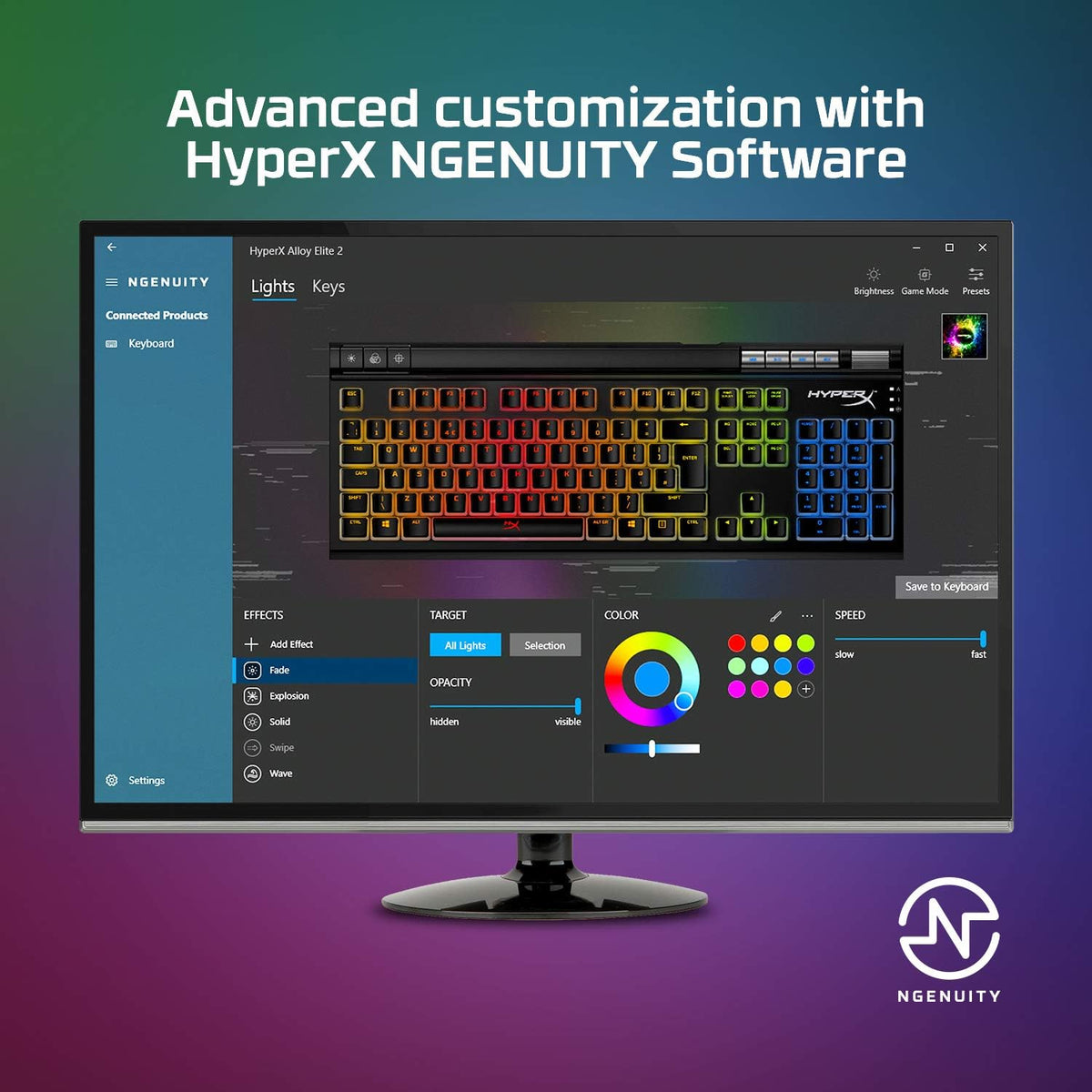HyperX Alloy Elite RGB Mechanical Gaming Keyboard (Red Switches)