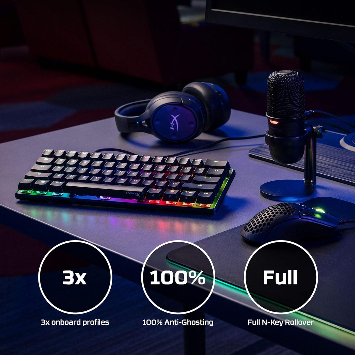 HyperX Alloy Origins 60% Mechanical Gaming Keyboard - Black