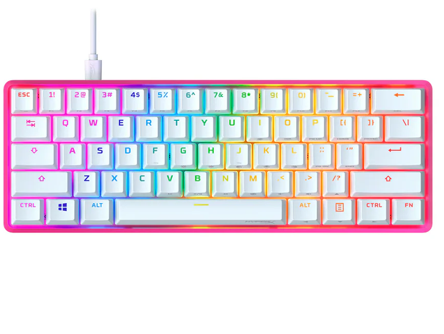 HyperX Alloy Origins 60% Mechanical Gaming Keyboard - White