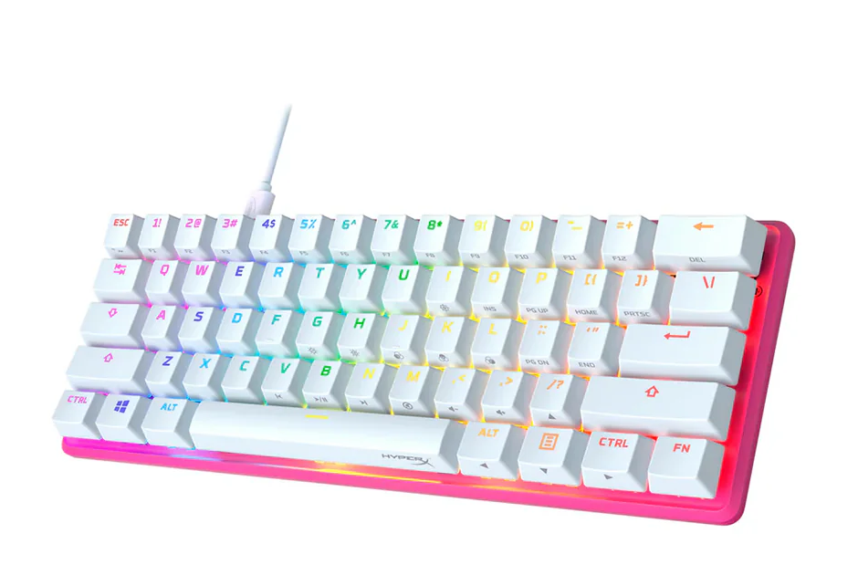 HyperX Alloy Origins 60% Mechanical Gaming Keyboard - White