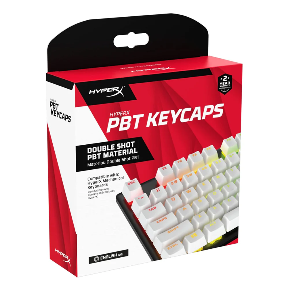 HyperX PBT Keycaps - White