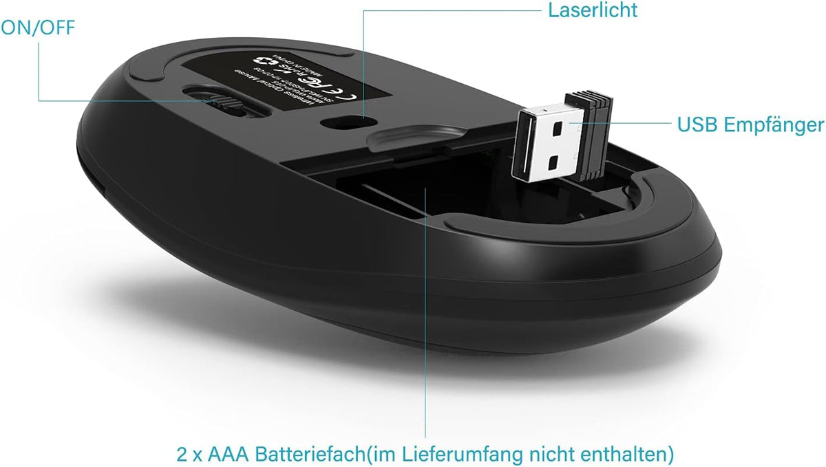 Jelly Office Ultraslim Rechargeable Wireless Keyboard and Mouse Set