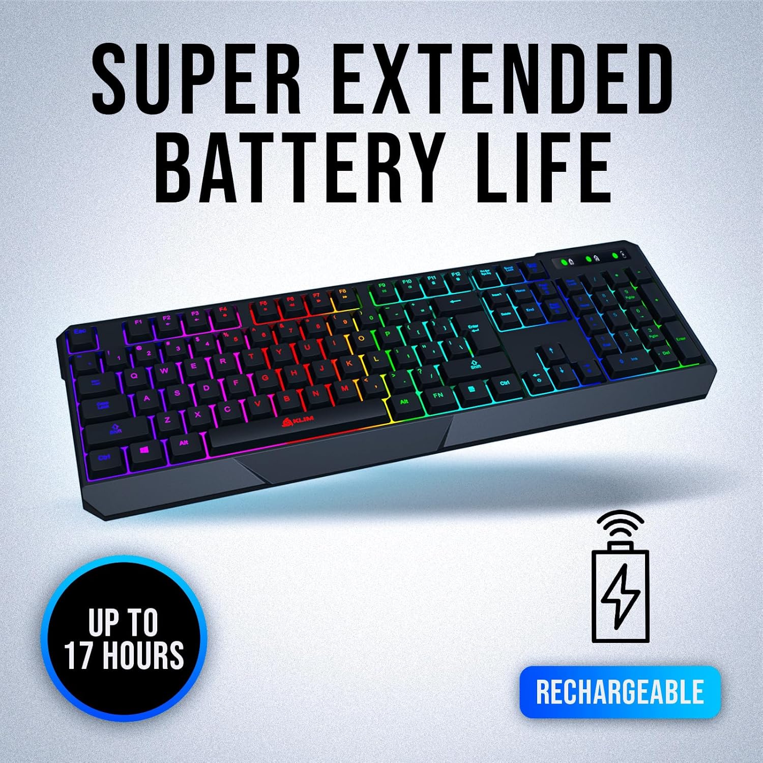 KLIM Chroma Wireless Full-Size Keyboard