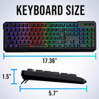 KLIM Chroma Wireless Full-Size Keyboard