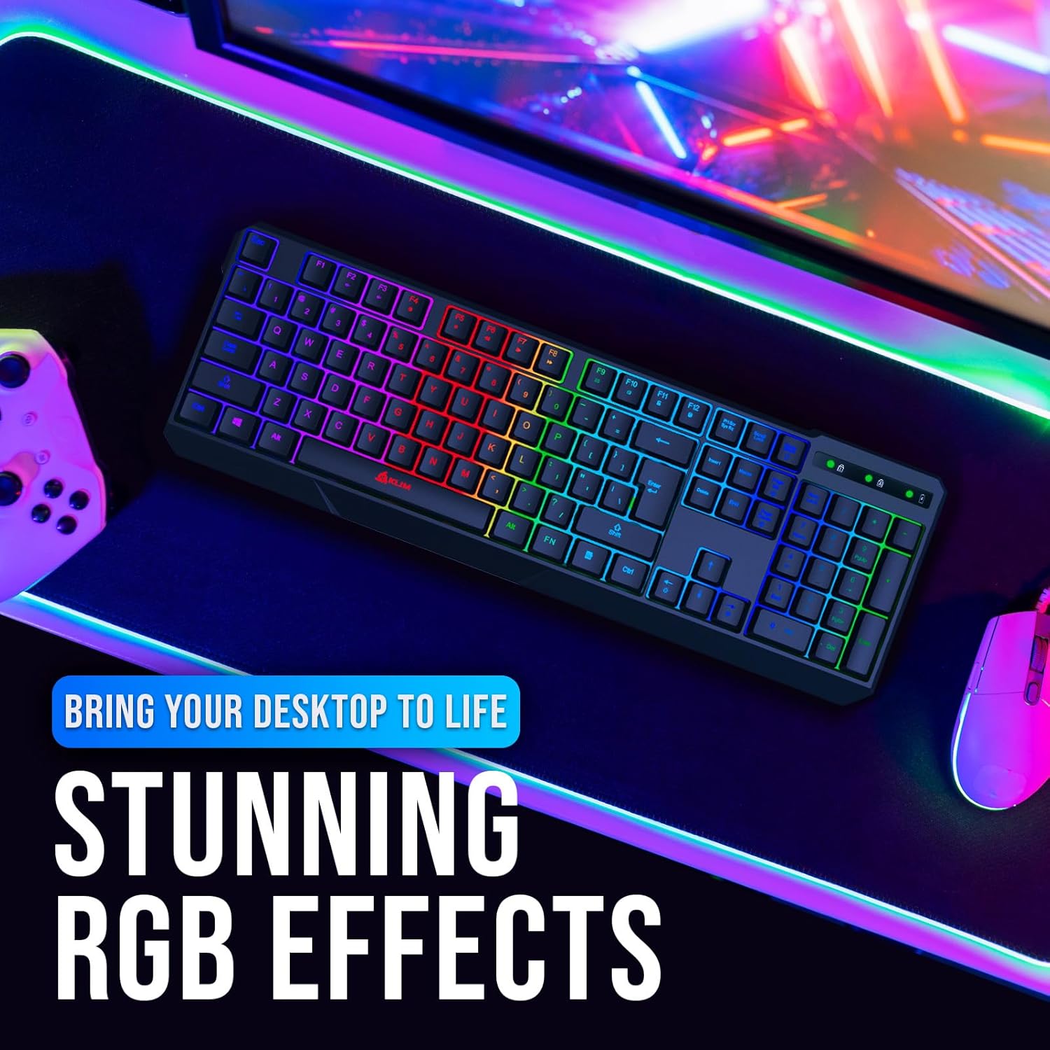 KLIM Chroma Wireless Full-Size Keyboard