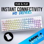 KLIM Chroma Wireless Full-Size Keyboard