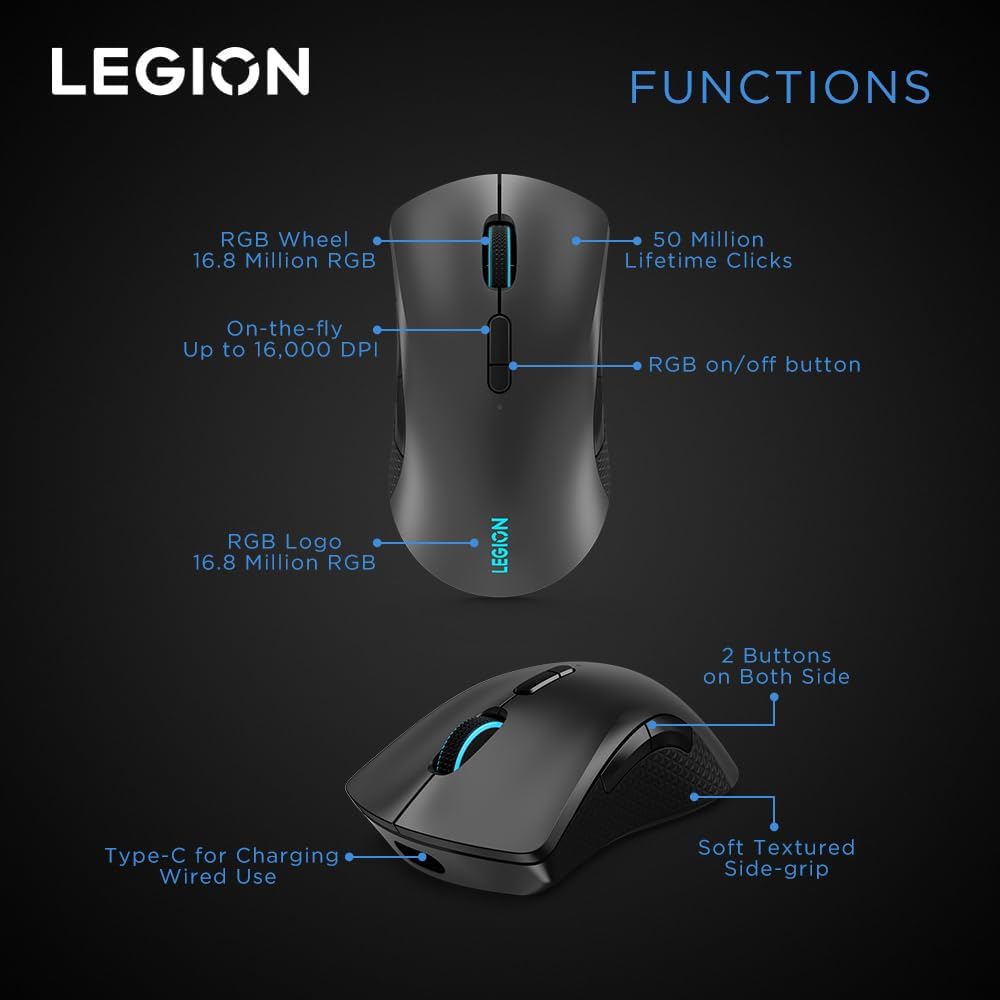 Lenovo Legion M600 Wireless Gaming Mouse