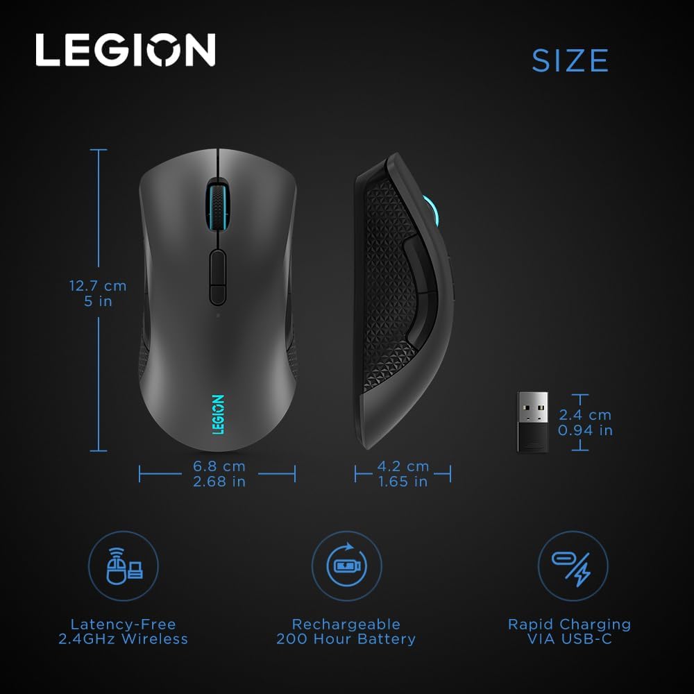 Lenovo Legion M600 Wireless Gaming Mouse